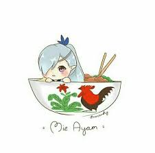Mie Ayam Rasa Miya Lucu Animasi Seni
