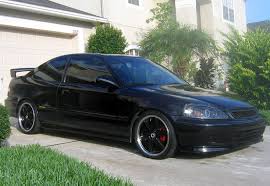 Honda Honda Civic Si 2000 Black Car Wallpapers Autos Vehiculos Hondas