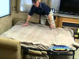 Couch with blow up mattress. Heartland Rv S Air Mattress Video Youtube
