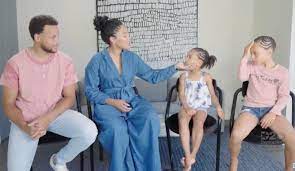 Riley curry (daughter), ryan carson curry (daughter). Stephen Curry And Family Endorse Joe Biden In Dnc Video