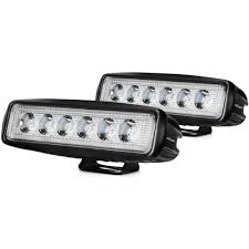Nilight Led Light Bar 2pcs 18w Spot Driving Fog Light Off Road Lights Boat Lights Driving Lights Led Work Light Suv Jeep Lamp 2 Years Warranty Walmart Com Walmart Com