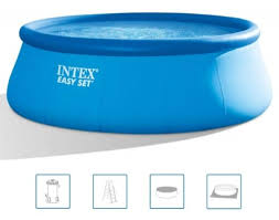 Piscine Autoportee Intex Ronde 4m57 X 1m22 26168np Hors Sol