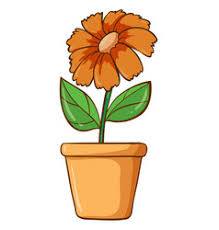Cartoon flowers clipart, free smiley plant cliparts. Flower Pot Clip Art Vector Images Over 1 800