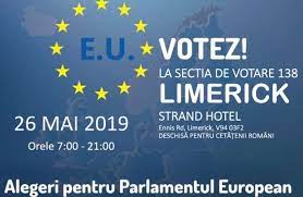 Astăzi, scrutinul din cadrul alegerilor europarlamentare 2019 se desfășoară în irlanda și în cehia. Eiro Irish Romanian Cultural Business Dev Assoc On Twitter Eu Votez In Limerick Pe 26 Mai La Alegeri Europarlamentare 2019 SecÈ›ia De Votare 138 Va Fi DeschisÄƒ La Limerick Strand Hotel