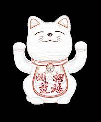 招财猫透明sticker 改成卡通化了 children pacifier