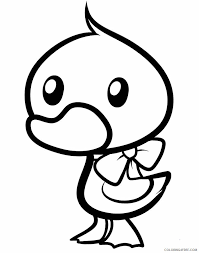 Choose between simple coloring pictures for the tiny ones and detailed templates for the bigger ones. Duck Coloring Pages Animal Printable Sheets Cartoon Duck 2021 1790 Coloring4free Coloring4free Com