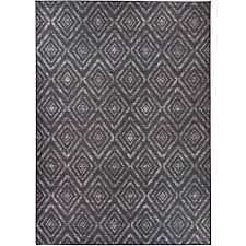 Black And Cream Area Rug 5x7 Ruggable Washable Prism Dark Grey 5 Ft X 7 Ft Stain Resistant Area Rug Black Rugs Area Rugs Machine Washable Rugs