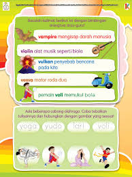 Baca Menulis Huruf V Dan Menebalkan Huruf Membaca Huruf Belajar Ejaan