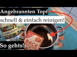 Wie bekomme ich den topf wieder sauber? Topf Stark Angebrannt Was Tun Angebrannten Topf Mit Essig Backpulver Schnell Einfach Reinigen Youtube
