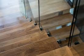 The master woodworkers at hardwood design have been involved in stairbuilding for decades. Walnut Hardwood Floors And Stairs Design By Trisha Isabey Modern Staircase Vancouver By Okanagan Hardwood Flooring Okanagan Tile Co Houzz Au