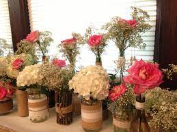 Pin By Tracy Levine On Rustic Engagement Party Diy Wedding Centerpieces Diy Rustic Rustic Centerpieces Diy Rustic Wedding Diy