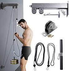 Diy pulley system home gym. Amazon Com Home Gyms Diy Wall Mounted Lat Pulley System With Loading Pin Fitness Cable Lat Pulldown Machines For Biceps Triceps Arm Wrist Forearm Training Style 1 Sports Outdoors