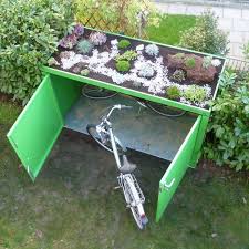 Kleingaragen Fahrradbox Fahrradbox Selber Bauen Fahrrad Aufbewahrung