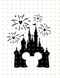 Disney Castle Svg Disney Castle Fireworks Svg Disney Castle With Mickey Head Disney Files For Cri Disney Tattoos Disney Designs Disney Castle