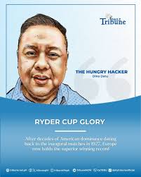 The Ryder Cup wasn't always such a big deal. In its early days, when the  contest was between the US and Great Britain and Ireland, it was more of an  exhibition match,