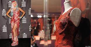 Curated by her former stylist and fashion director nicola formichetti, the experience, as a press release calls it, will kick off with none other than the infamous meat dress she wore at the 2010 mtv video music awards. 5 Years Later See Lady Gaga S Meat Dress Now