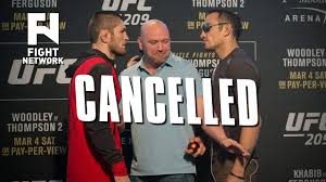 Ufc 209 Khabib Nurmagomedov Vs Tony Ferguson Cancelled Youtube