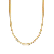Want to add a charm to those beautiful collar bones? Flat Snake Chain Necklace Missoma Limited