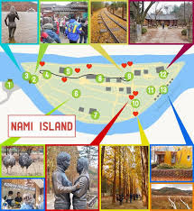 Keep reading to find out why! Nami Island Map And Places You Should Visit Nami Island Island Island Map