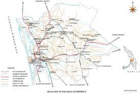 This district is the first. India Travel Forum Kerala Road Maps Of Districts Of Kerala