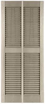 No paint to ever scratch, flake or fade like wood shutters. Custom Double Wide Vinyl Louver Window Shutters Exterior