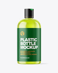 Color Plastic Cosmetic Bottle Mockup In Bottle Mockups On Yellow Images Object Mockups