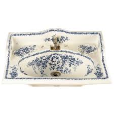 decorative sink basin with transfer