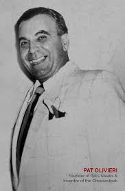 Pat Olivieri of Pat's fame the founder of the Philly Cheesesteak.