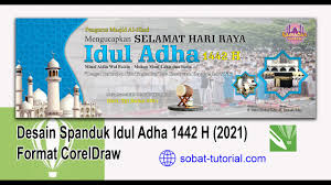 Ukuran cetak outdoor 3 meter x 1 meter. Download Desain Spanduk Idul Adha 1442 H 2021 Format Coreldraw Sobat Tutorial