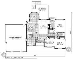 It maximizes a sloping lot, adds square footage without increasing the footprint of the home, and creates another level of outdoor living. Traditional Style House Plan 3 Beds 2 5 Baths 1700 Sq Ft Plan 70 175 House Plans Family House Plans Lake House Floor Plans