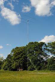 You can tilt the tower down to work on your antenna or wind turbine at about 4'off the ground. How To Build A Tilt Over 60 Foot Antenna Mast From Scaffolding Poles Dx Commander Amateur Radio Ham Radio