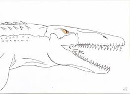 Jurassic World Coloring Pages Mosasaurus