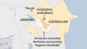 Azerbaijan is located on the western edge of the caspian sea in the world map. Azerbaijan General Among Troops Killed In Armenia Border Clash Bbc News