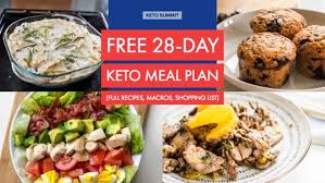 free 28 day keto meal plan