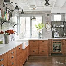 Rustic decor cabin decor accessories we have cabin and rustic decor for every room of your lodge, log cabin, or home. Industrial Meets Rustic In This Kitchen Better Homes Gardens