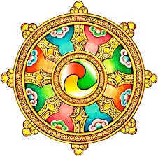 In Buddhism The Number Eight Is A Lucky Number The Symbol Of Buddhism Dharmacakra Also Has 8 Stokes It Represen Buddhist Art Dharma Wheel Buddhist Symbols