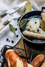 Blaugesottene Rezept Fur Blaue Zipfel Aus Kulmbach Reisehappen Rezepte Lebensmittel Essen Happchen