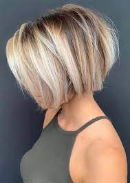 This technique allows you to visually increase the volume of thin and sparse hair. Bob Hairstyle For Round Face Shapes Short Bob Hairstyles Short Hair With Layers Short Bob Haircuts
