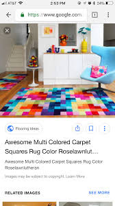 You can also do many of them with carpet samples, so if you have a few of those lying around, get them out and let's do a repurposing project with them! Pin By Shawna Sanner On Year 2 Colorful Rugs Carpet Square Rugs Carpet Squares