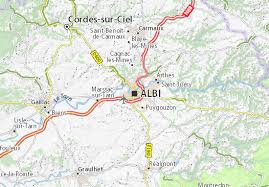 Nombreux loisirs et activités dans les environs, situé dans un cadre naturel et préservé et à proximité de dans le village de monflanquin classé parmi les plus beaux villages de france, la résidence lac mondésir est constituée d'appartements et. Carte Michelin Albi Plan Albi Viamichelin
