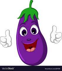 cartoon eggplant giving thumbs up royalty free vector image fruit cartoon cartoon vegetable cartoon
