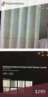 Iso Mackenzie Childs Parchment Shower Curtain In 2020 Mackenzie Childs Shower Shower Curtain