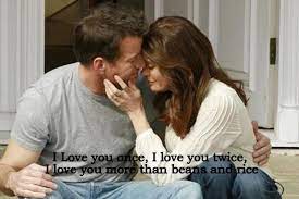 Similes have been used to express love in songs, poems, plays and other written materials for centuries. I Love You Once I Love You Twice I Love You More Than Beans And Rice Desperate Housewives Desperate Housewife