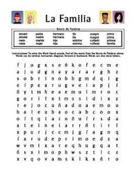 Making spanish word search puzzles is a great way to learn spanish vocabulary in a fun and effective way. La Familia Extended Family Spanish Family Word Search Worksheet Spanish Lessons For Kids Spanish Classroom Activities Spanish Teaching Resources