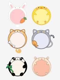 Gambar lucu anak 2019 egambar kalender gambar lucu 2019, ada banyak gambar yang kami sediakan disini untuk lebih jelasnya silahkan baca selengkapnya postingan kami yang lainnya selain. Hand Drawn Cartoon Border Animal Set Illustration With Commercial Elements Animal Border Animal Element Cartoon Element Png Transparent Clipart Image And P Kartu Lucu Gambar Lucu Seni Jurnal