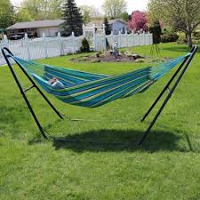 The double hammock is made with a 100% tightly woven cotton cloth, which allows for a soft and airy, breathable fabric. Sunnydaze Decor Cotton Double Brazilian Hammock With Stand Combo 450 Lb Capacity Seagrass Mhs Combo At Tractor Supply Co