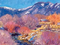 Walt Gonske Lower Hondo Valley Oil 18 X 24 Southwest Art Magazine Southwest Art Southwestern Art Taos Artists