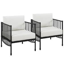Indira outdoor modern patio chair (set of 2) by wrought studio™. Joss Main Abd Allah Patio Chair With Cushions Wayfair In 2021 Patio Chairs Lounge Chair Outdoor Deep Seating