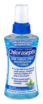 Chloraseptic Sore Throat Cool Mint Spray Walmart Canada