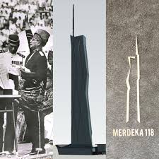 Ini bermakna sewaktu tuanku abdul rahman menyambut hari keputeraan baginda ke 35, puteri baginda yang diberi nama tunku. Menara Merdeka 118 Inspirasi Laungan Merdeka 1957